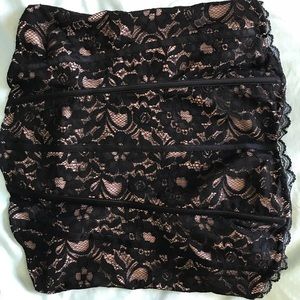 Black Lace Corset
